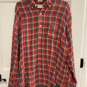 New with out tags , J Crew Men’s flannel shirt . Size XL slim